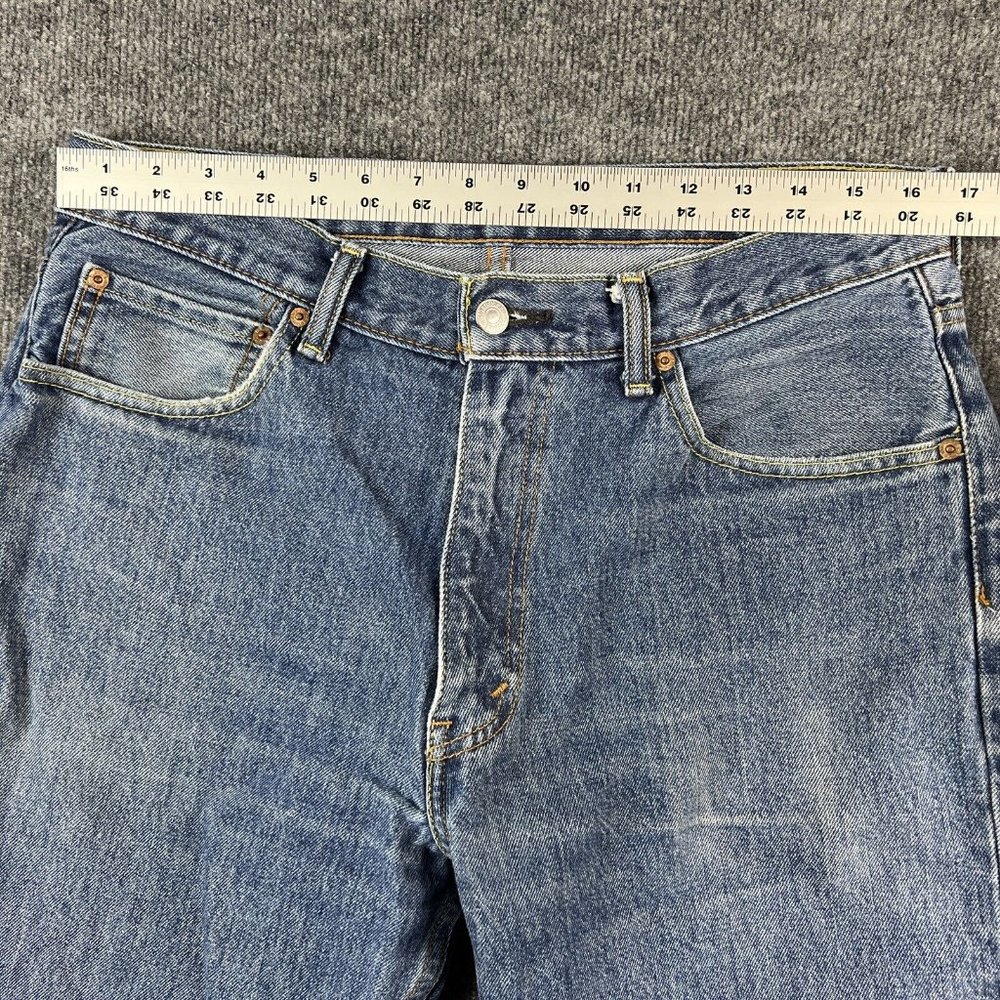 Levis 550 Men Jeans Relaxed Fit 33x32 Denim Blue - Picture 8 of 12
